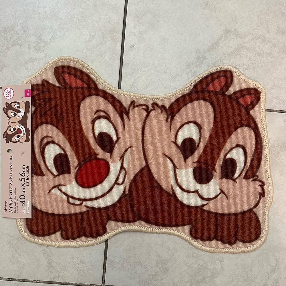 Daiso Chip and Dale Floor Mat